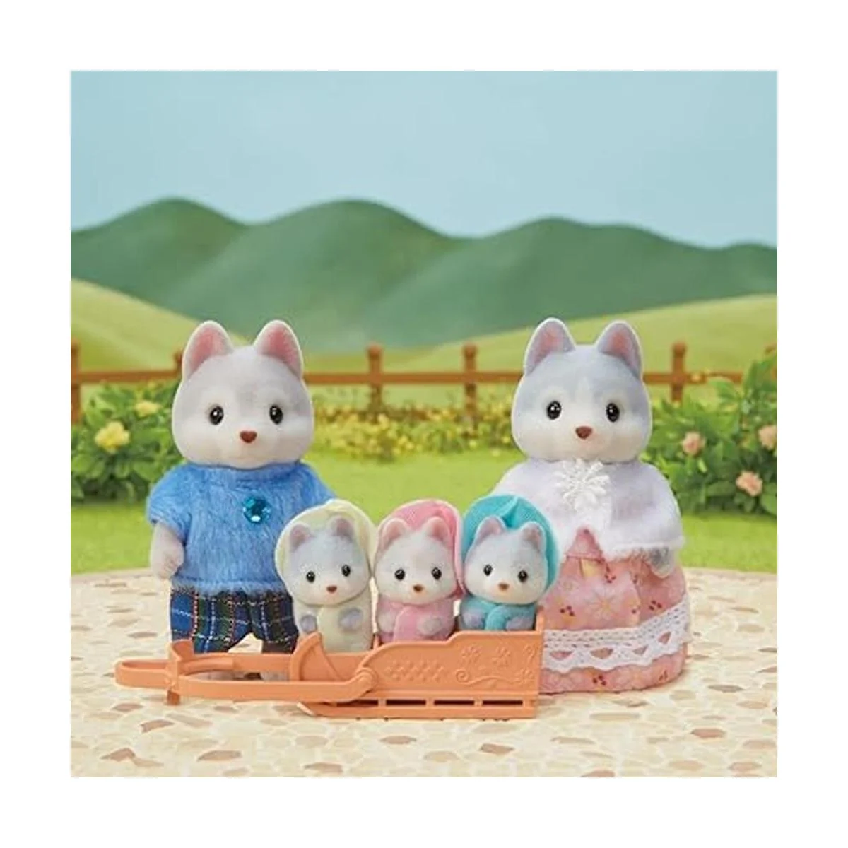 Calico Critters Husky Family juego de 5 figuras_2