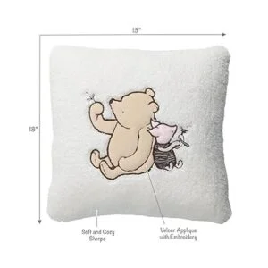 Lambs Ivy Storytime Pooh Soft Sherpa Cojín para bebé_4