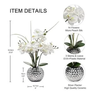 Arreglos florales artificiales de orquídea Phalaenopsis_5