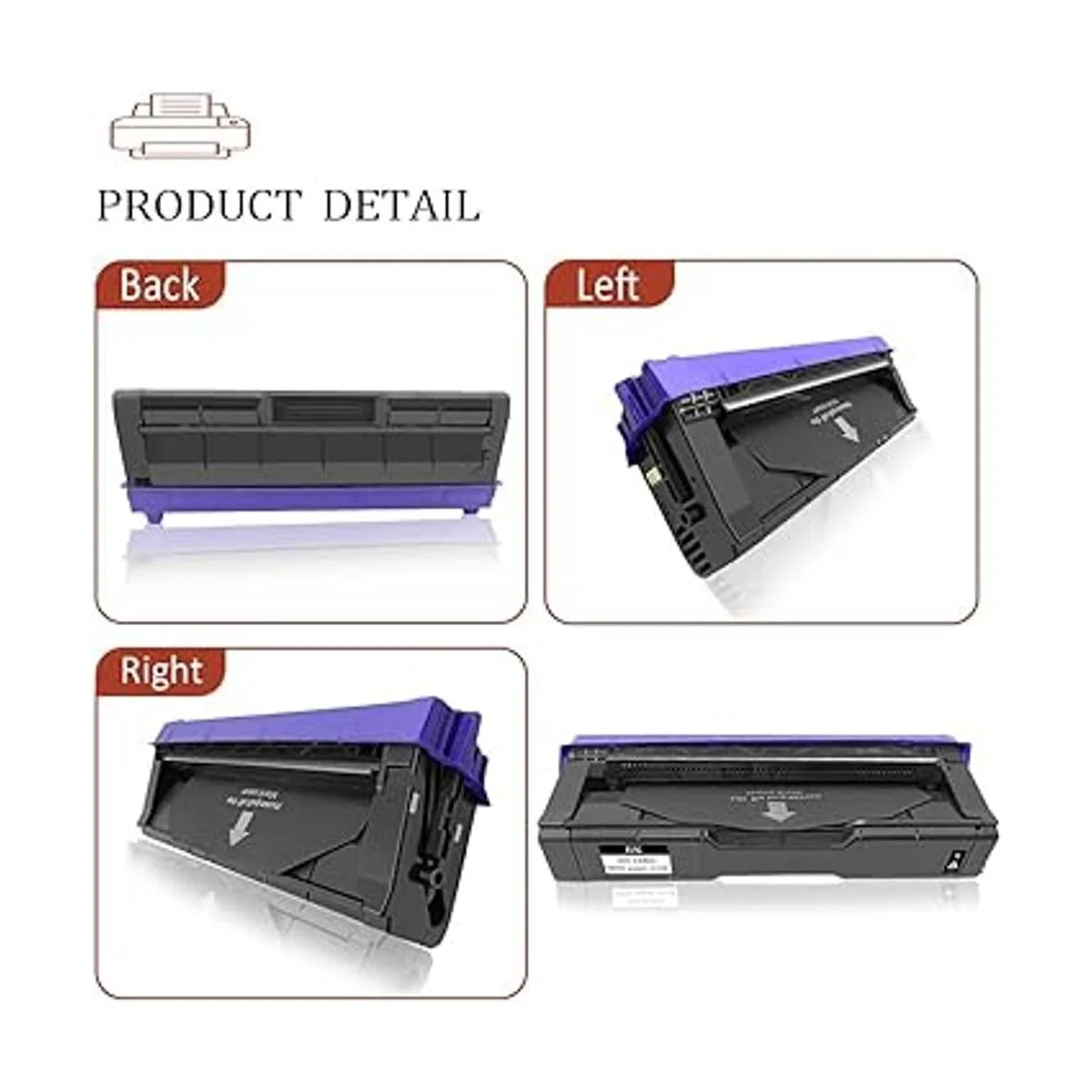 Aseker Cartucho de tóner compatible para impresora Ricoh M_4