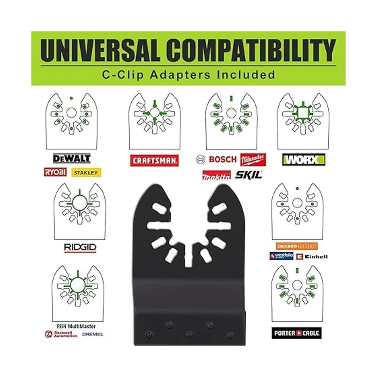COMOWARE 55 cuchillas de sierra oscilantes cuchillas de_6