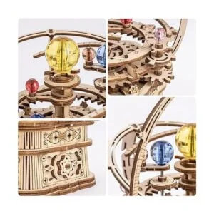 ROBOTIME Rompecabezas de madera 3D para adultos kit de_4