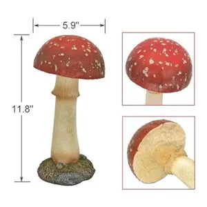 Decoración de hongos para jardín al aire libre decoración_3