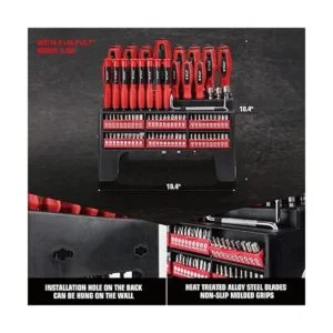 Juego de destornilladores magnéticos de 100 piezas con_5