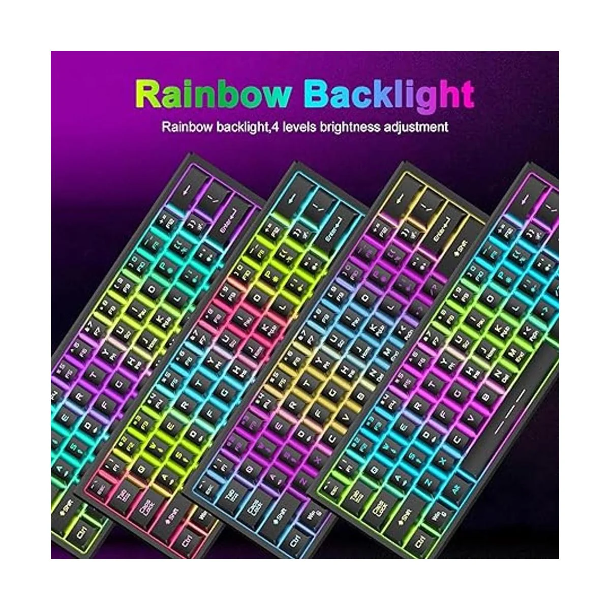 Combo de teclado y mouse inalámbrico para juegos teclado_2