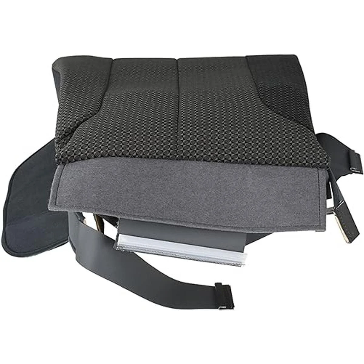 munirater Funda de asiento de tela gris de repuesto para_3