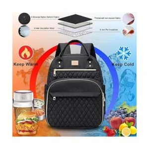 Artelaris Mochila de almuerzo para mujer mochila aislada_4