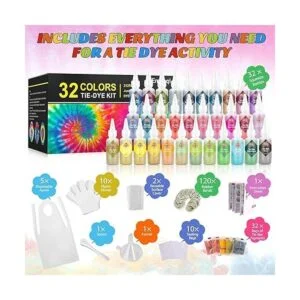Emooqi Kits de teñido anudado de 32 colores todo en 1_6