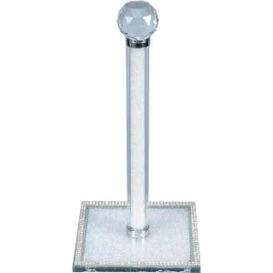 Hochance Toallero de papel de cristal transparente_1