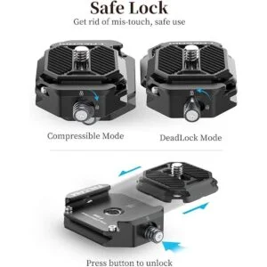 ULANZI Placa de liberación rápida de cámara F38 con rosca_2