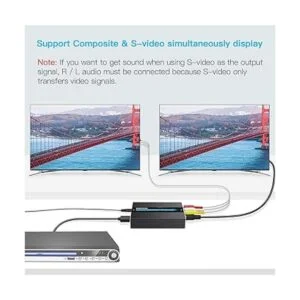 EASYCEL Convertidor HDMI a SVideo RCA con cables SVideo y_3