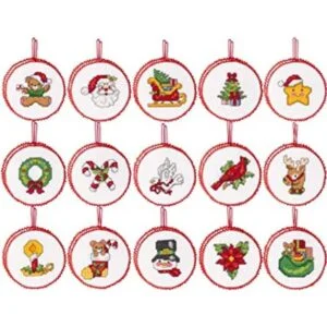 Bucilla Colección clásica de Navidad juego de 14 adornos_1