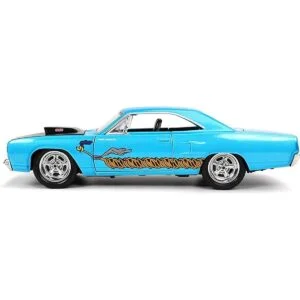 Jada 124 Diecast 1970 Plymouth Roadrunner con figura de_4
