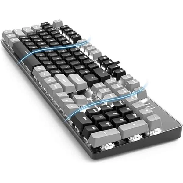 Qisan teclado mecánico para juegos tamaño completo 104_3