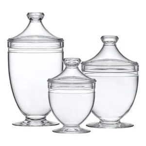 Amazing Abby Aspire Recipientes de baño acrílicos juego_3