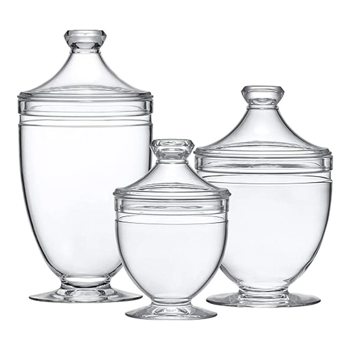 Amazing Abby Aspire Recipientes de baño acrílicos juego_3