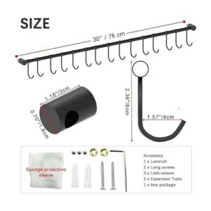 Estante para colgar ollas y sartenes colgador de_3