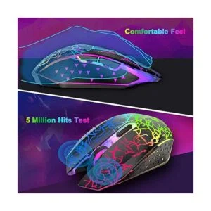 Combo de teclado y mouse inalámbrico para juegos teclado_4