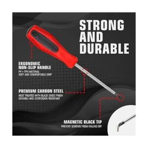 Juego de destornilladores magnéticos de 100 piezas con_4