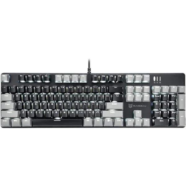 Qisan teclado mecánico para juegos tamaño completo 104_1