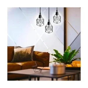 Lysed Lámpara colgante industrial de 3 luces lámparas_5