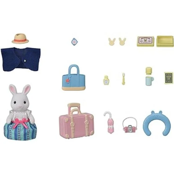 Calico Critters Snow Rabbit Juego de viaje para fin de_3