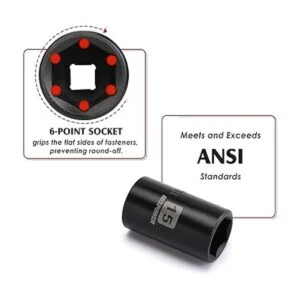 MIXPOWER Juego de enchufes de impacto poco profundo de 12_5