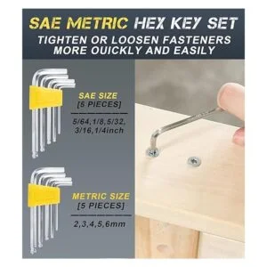 DOWELL Juego de destornilladores magnéticos ranurados_3