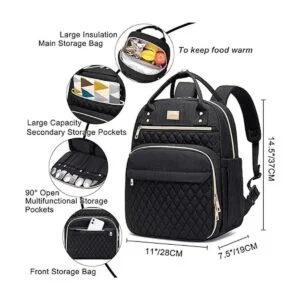 Artelaris Mochila de almuerzo para mujer mochila aislada_3