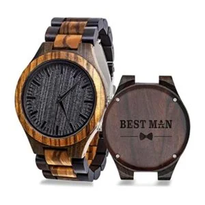 Reloj grabado personalizado para padrinos de boda para_1