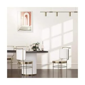 FunStick Papel de contacto de color blanco crema de 24 x_4