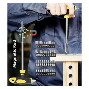 DOWELL Juego de destornilladores magnéticos ranurados_4