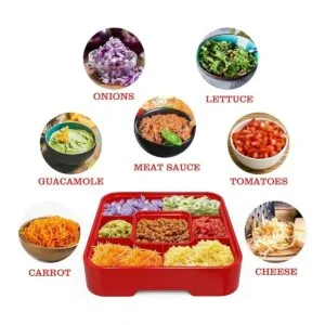 Soporte para tacos juego de 4 soportes de plástico para_2