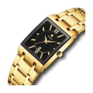 Relojes cuadrados para hombre de acero inoxidable de_2