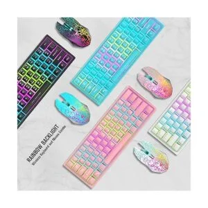 ZIYOU LANG T61 Combo de teclado y mouse inalámbricos para_6