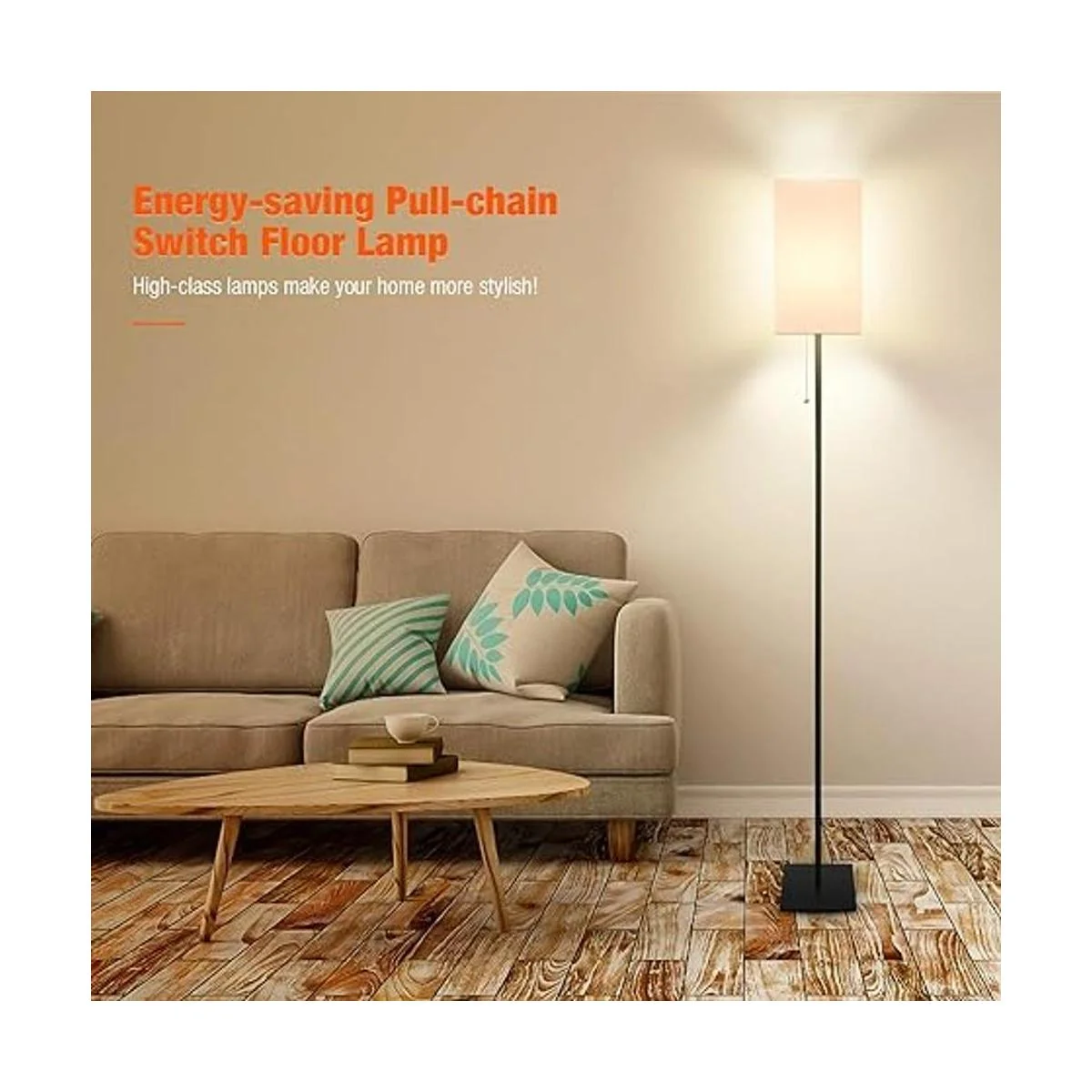 Lámpara de pie moderna lámpara de pie alta con elegante_2