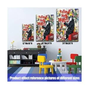 Banksy Street Graffiti Monkey Citas inspiradoras de_5