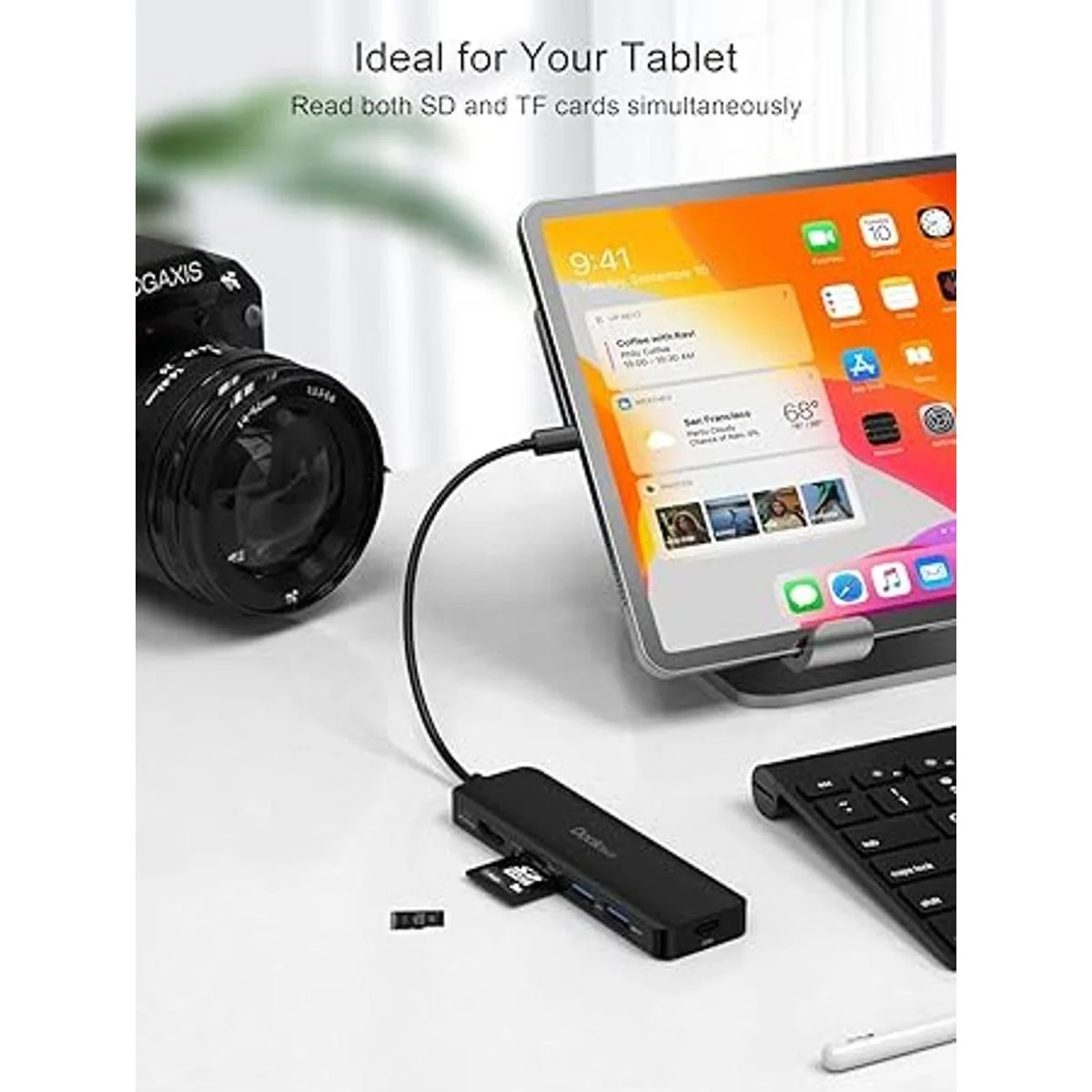 Adaptador USB C Hub HDMI PD Dockteck 6 en 1 tipo C con 4K_5