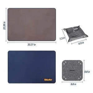 Kidoodler Tablero de rompecabezas con cubierta y bandejas_4