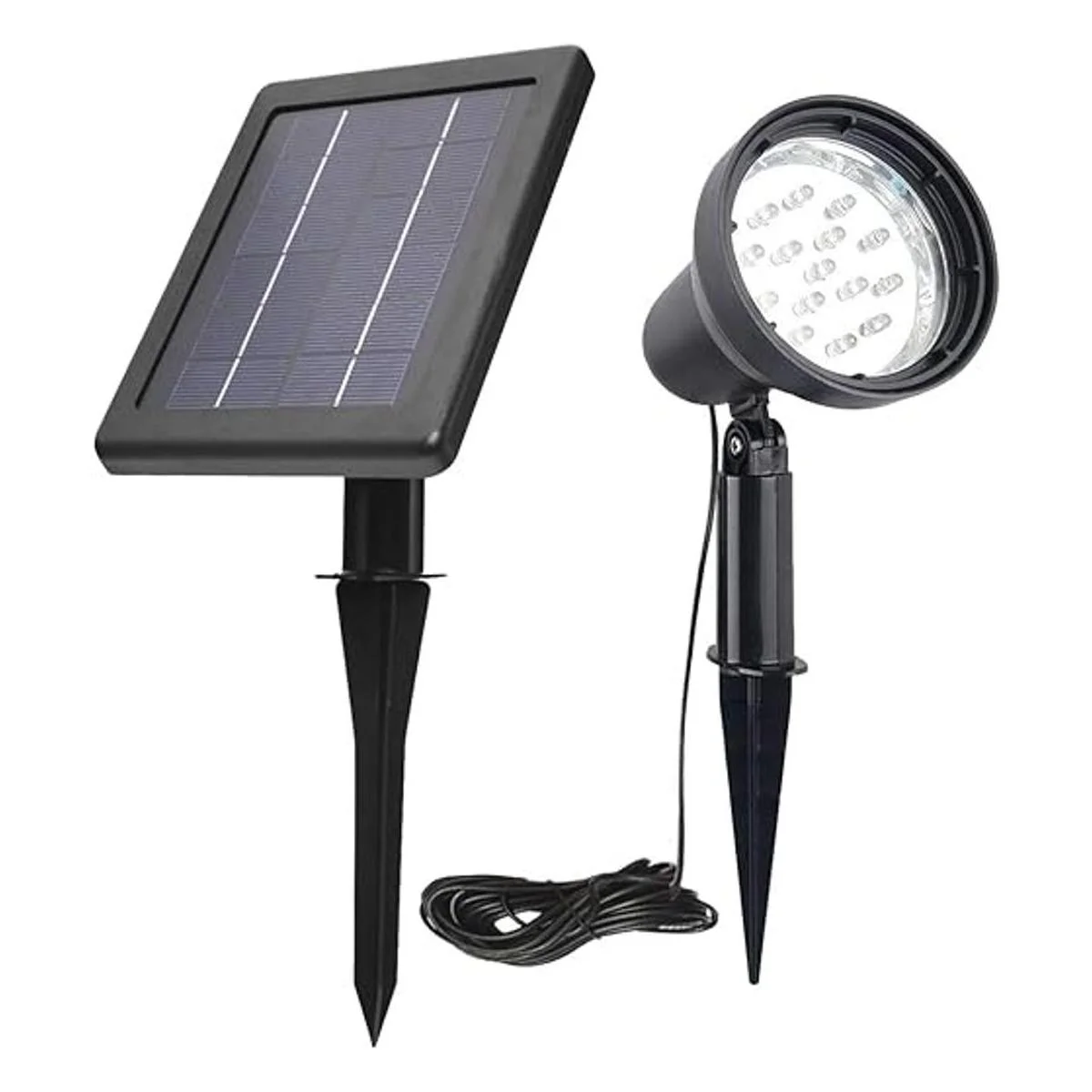 Focos solares impermeables para exteriores luz solar_1