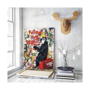 Banksy Street Graffiti Monkey Citas inspiradoras de_2