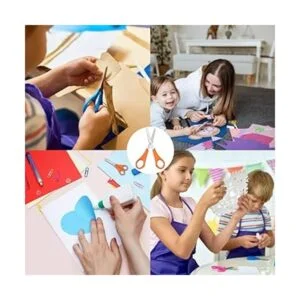 EZZGOL Tijeras a granel para niños paquete de 96 tijeras_7