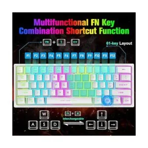 ZIYOU LANG T61 Combo de teclado y mouse inalámbricos para_4