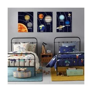 KAIRNE Juego de 3 piezas de arte de pared enmarcado para_4