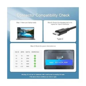 Cargador USB C de 90 W para cargador de laptop Dell_2