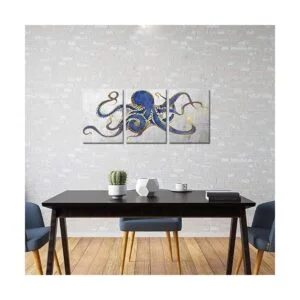 3 piezas de pulpo para pared pintura de animales marinos_4
