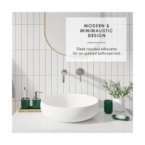 Hunter Green Juego de accesorios de baño de 9 piezas con_4
