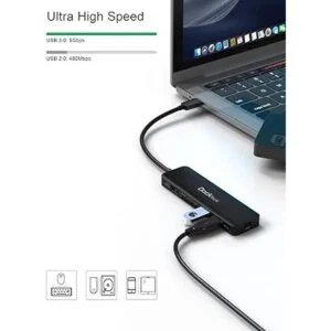 Adaptador USB C Hub HDMI PD Dockteck 6 en 1 tipo C con 4K_6