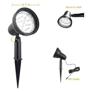 Focos solares impermeables para exteriores luz solar_2