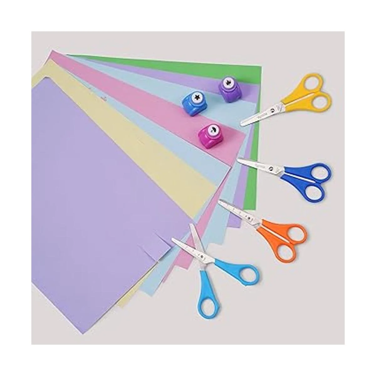 EZZGOL Tijeras a granel para niños paquete de 96 tijeras_6